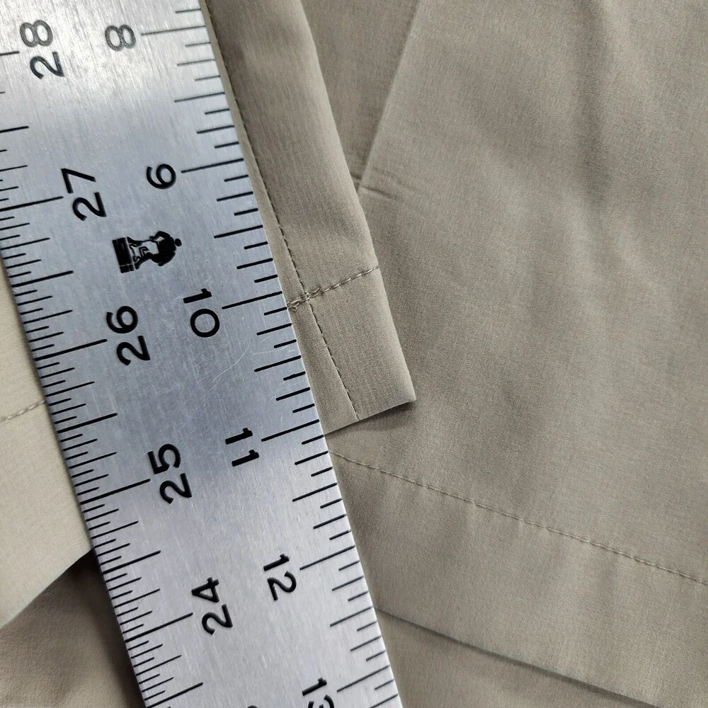Slazenger Golf Shorts Mens 38 Khaki Chino Mid Rise